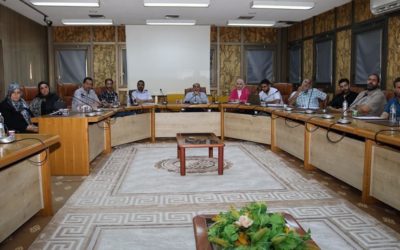 مدير إدارة شؤون الجامعات يجتمع مع كلية العلوم الطبية الحيوية