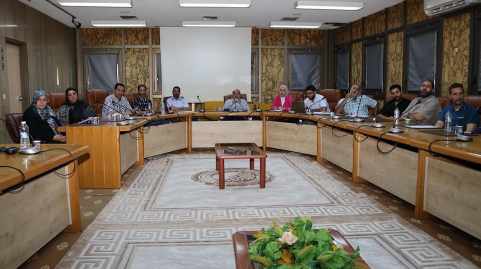 مدير إدارة شؤون الجامعات يجتمع مع كلية العلوم الطبية الحيوية