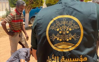 حملة تشجير ناجحة في كلية العلوم الطبية الحيوية بجامعة بنغازي